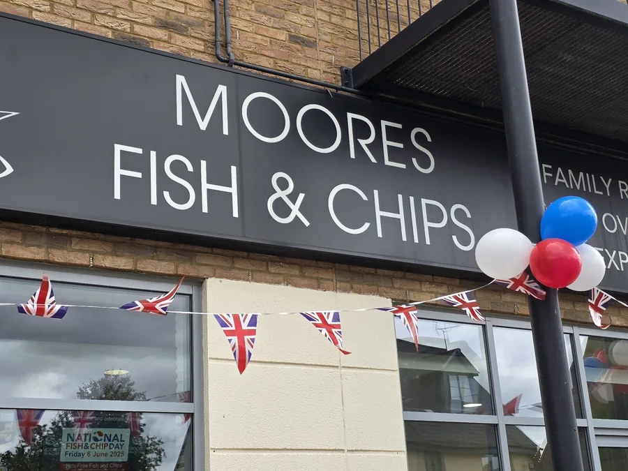 Moores Fish & Chips Monkston Park shop front